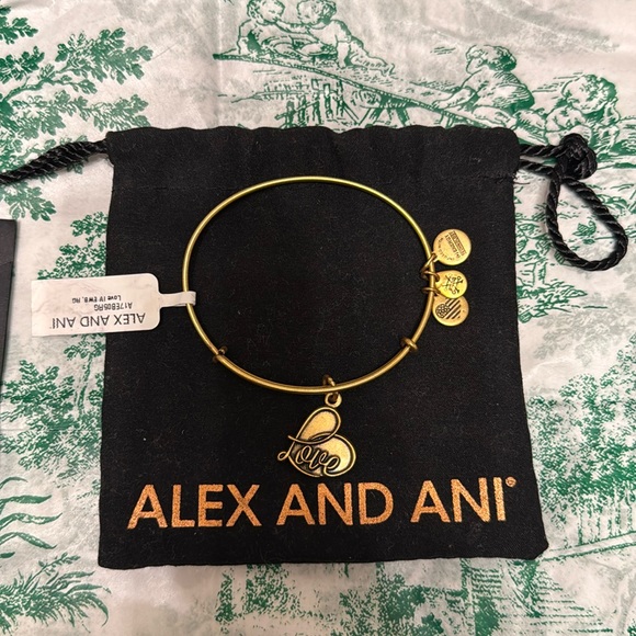 Alex & Ani love bracelet - Picture 1 of 3